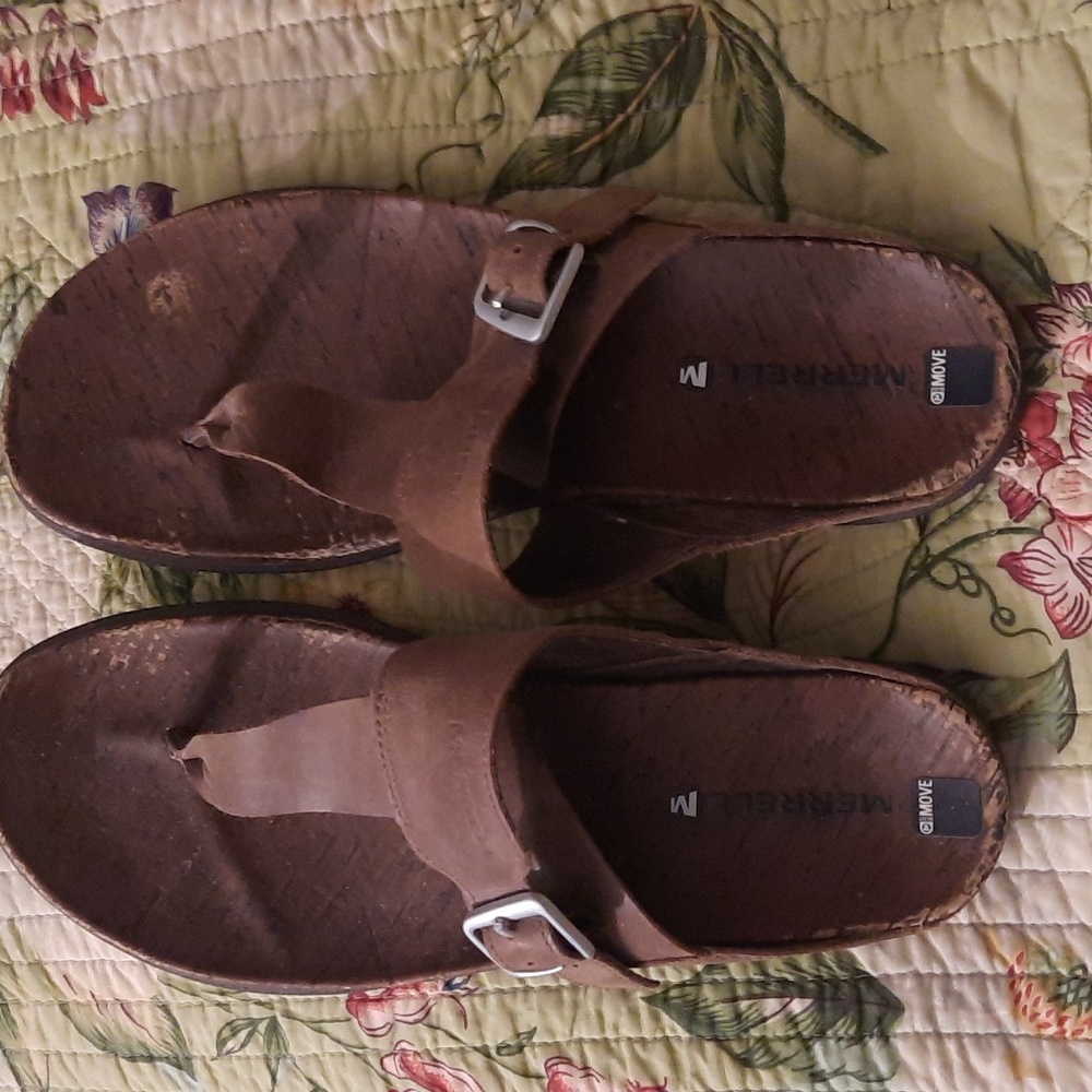 Merrell Move Leather Sandals - Picture 4 of 7